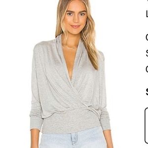 LA Made. Victoria top size small in grey. With tags